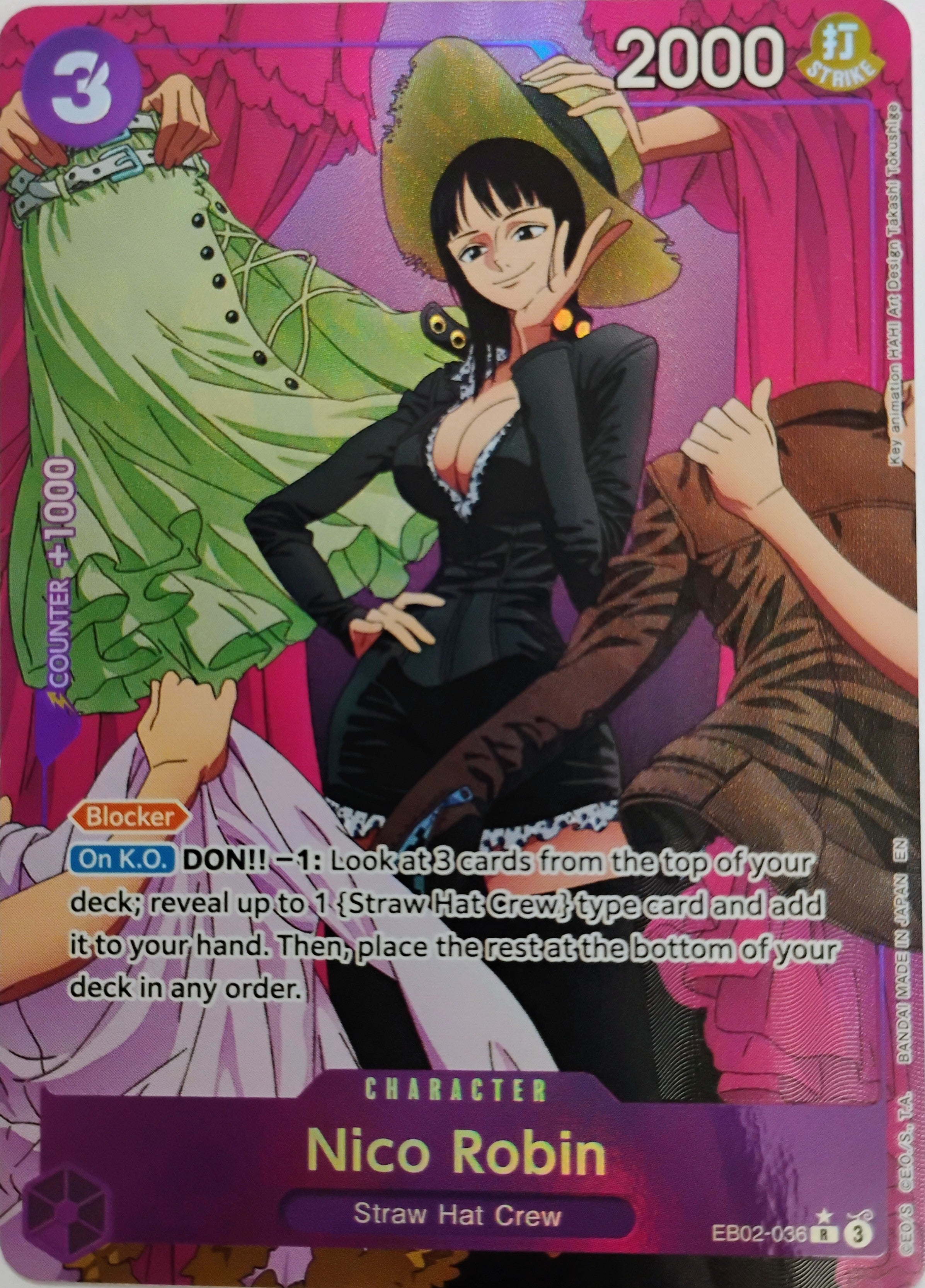 One Piece Tcg Nico Robin Eb02-036