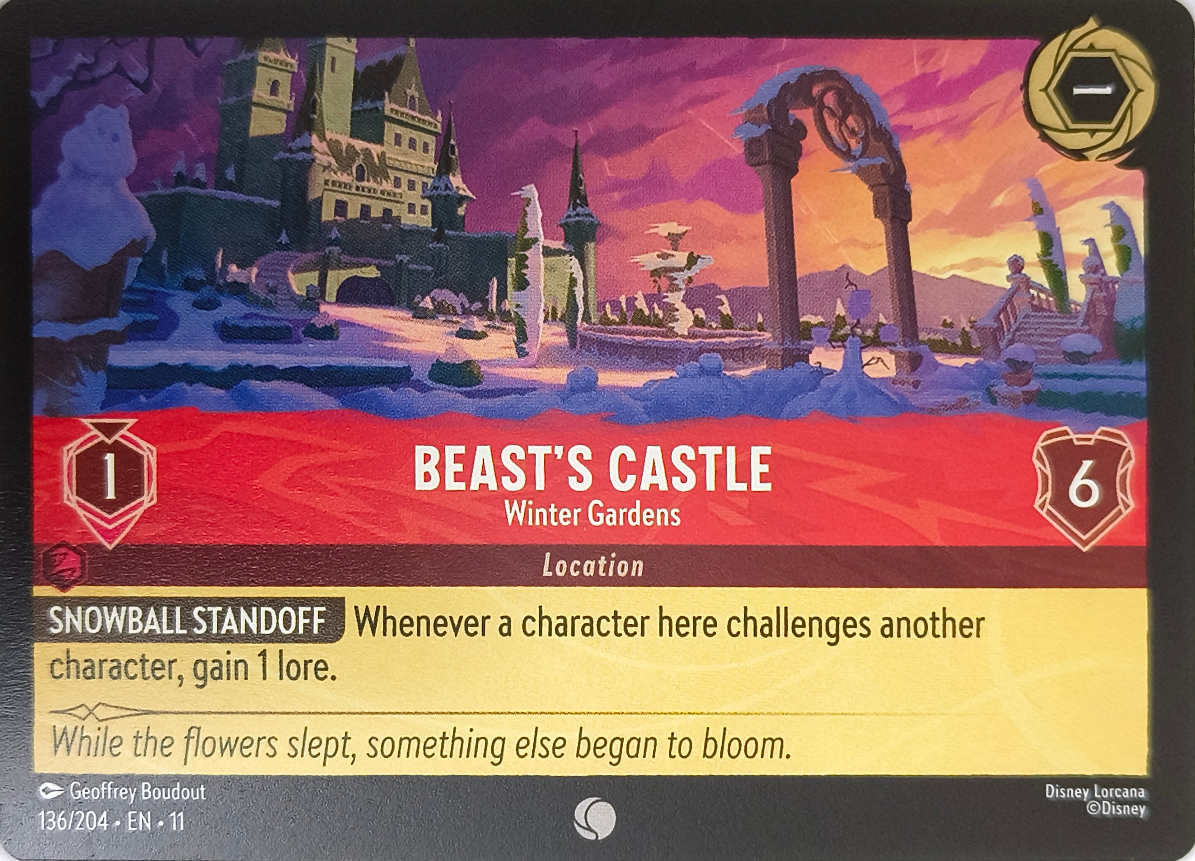 Disney Lorcana Beast's Castle 136/204