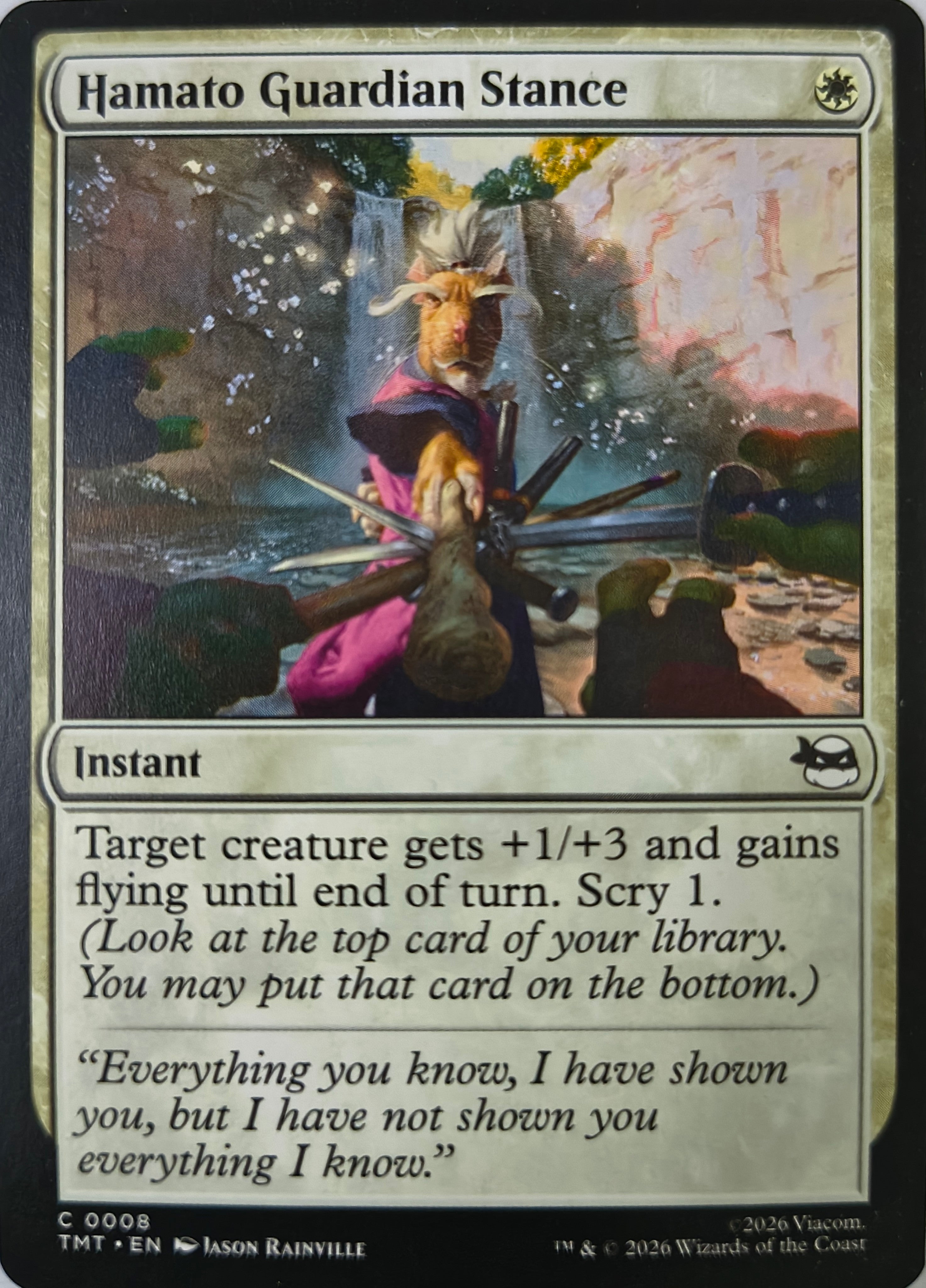 Magic tcg Hamato Guardian Stance 0008