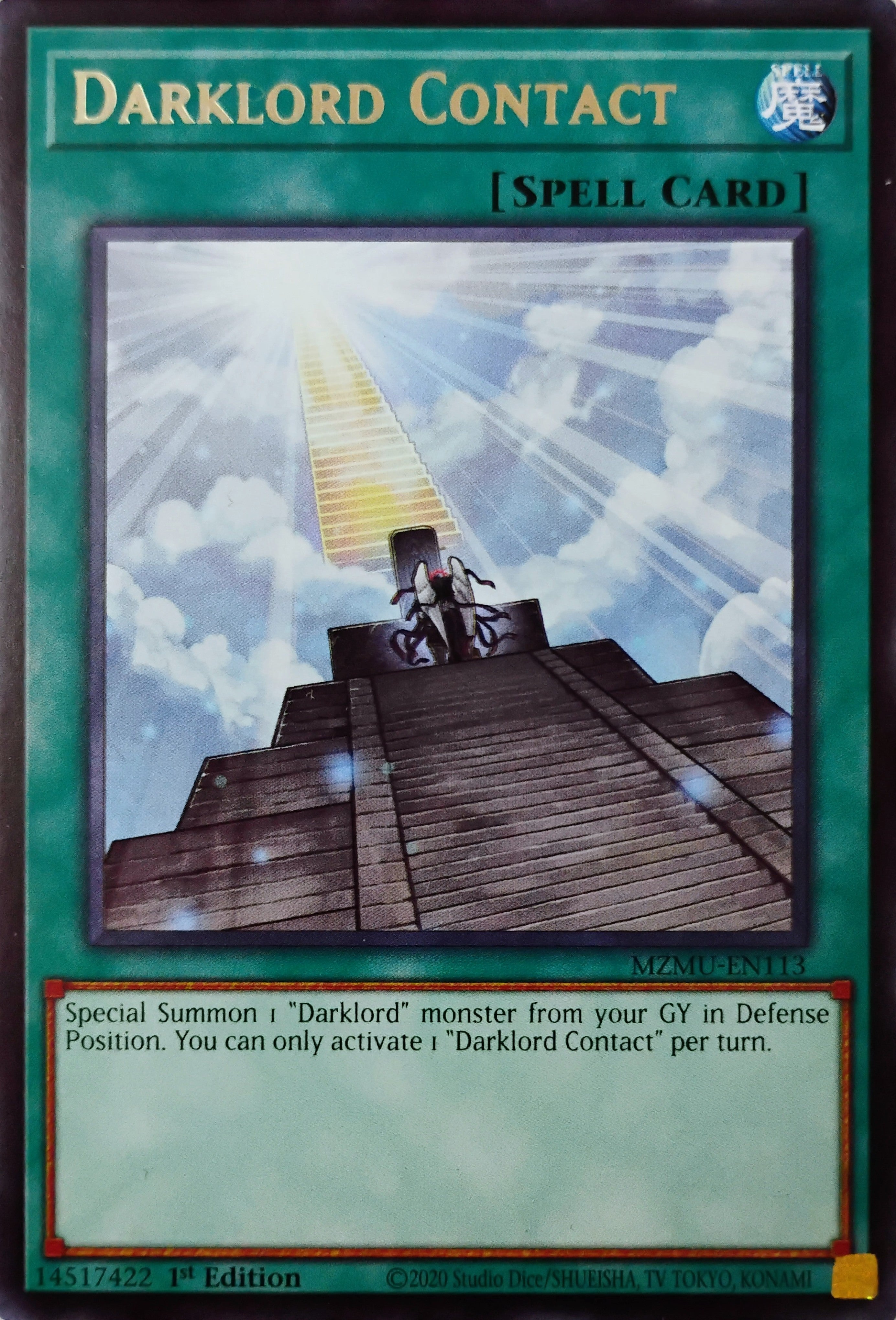 Yugioh! Darklord Contact Mzmu-en113 Rara