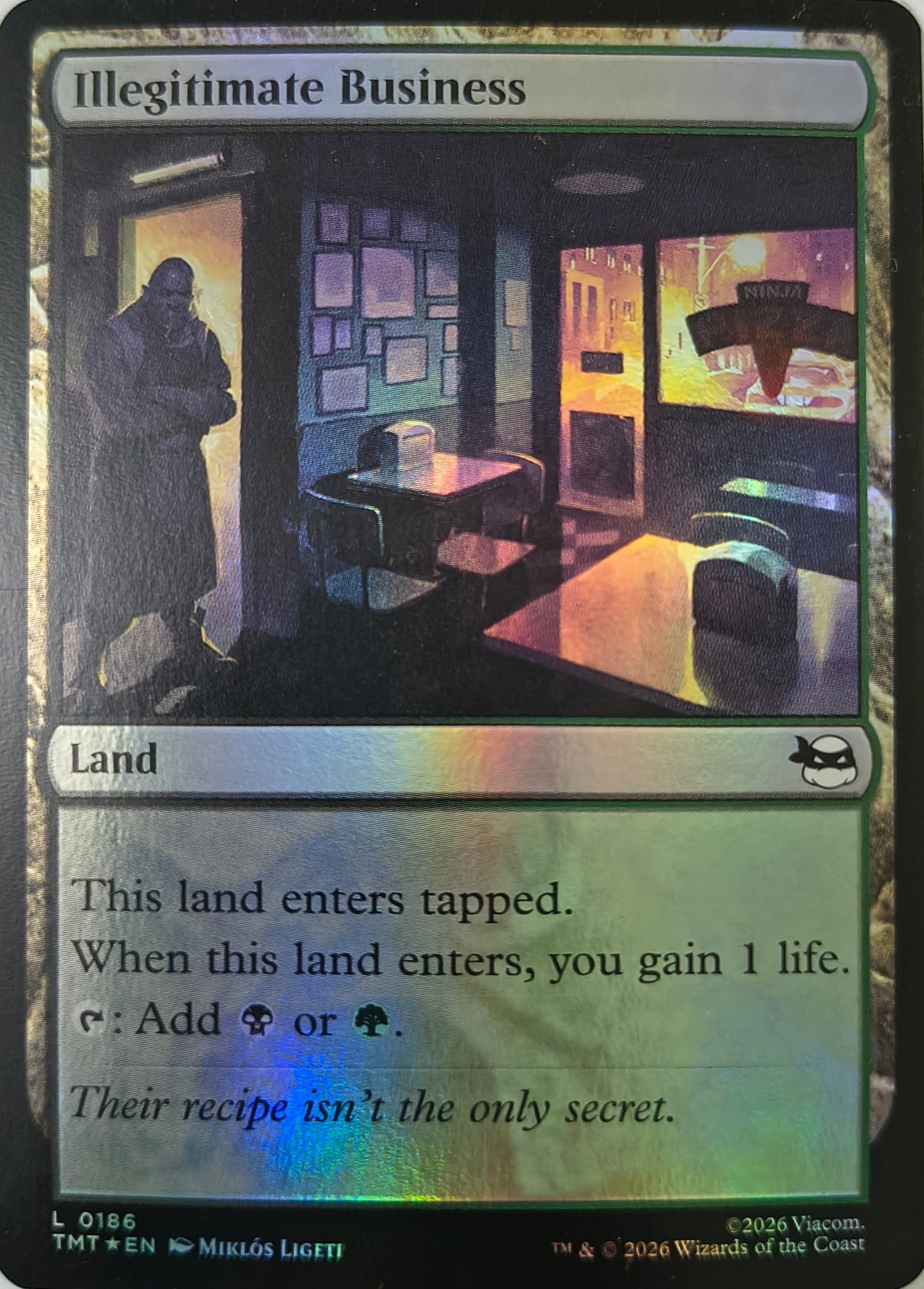 Magic tcg Illegitimate Business 0186 Foil