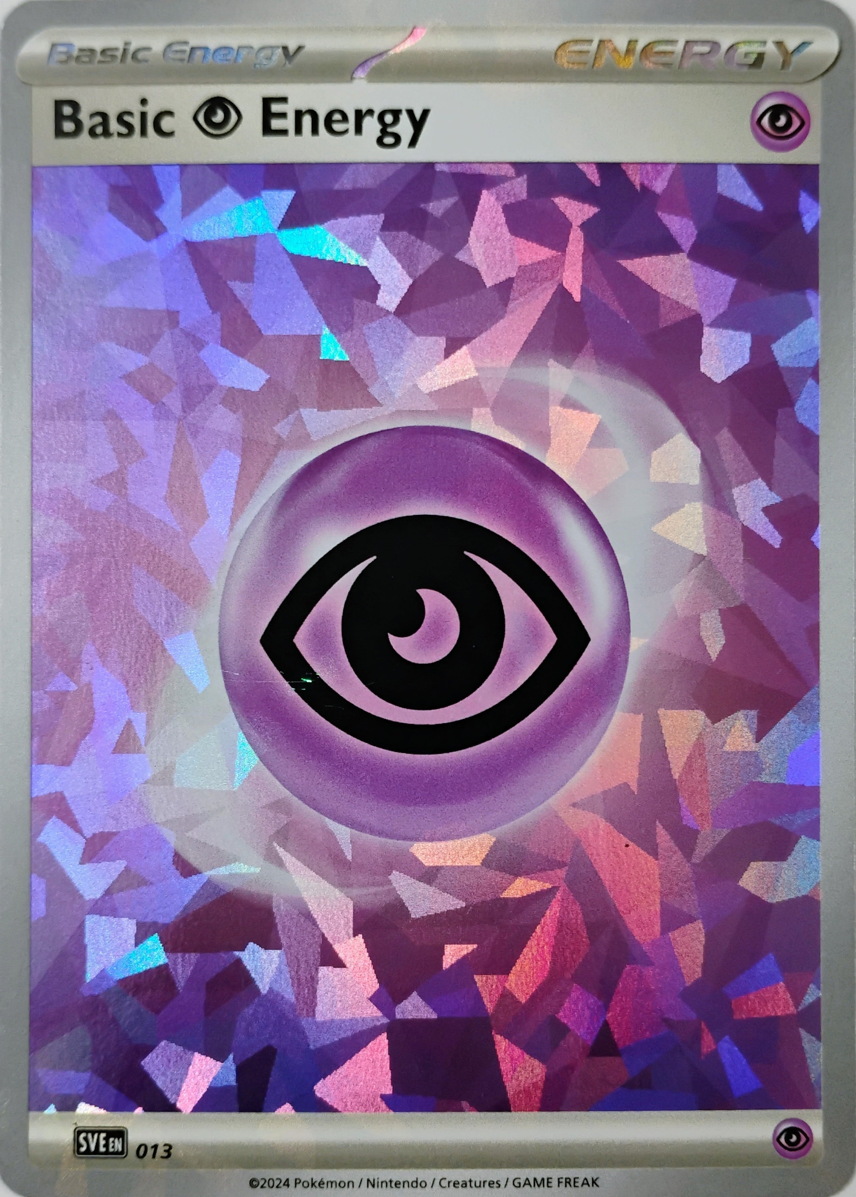 Pokémon tcg Basic Psychic Energy 013