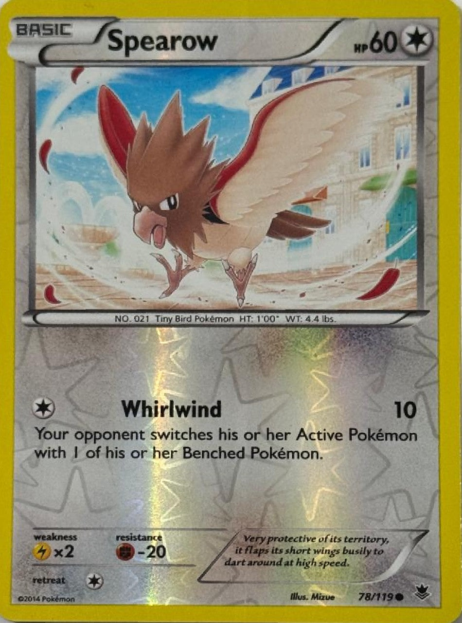 Pokémon Tcg Spearow 78/119 Reverse