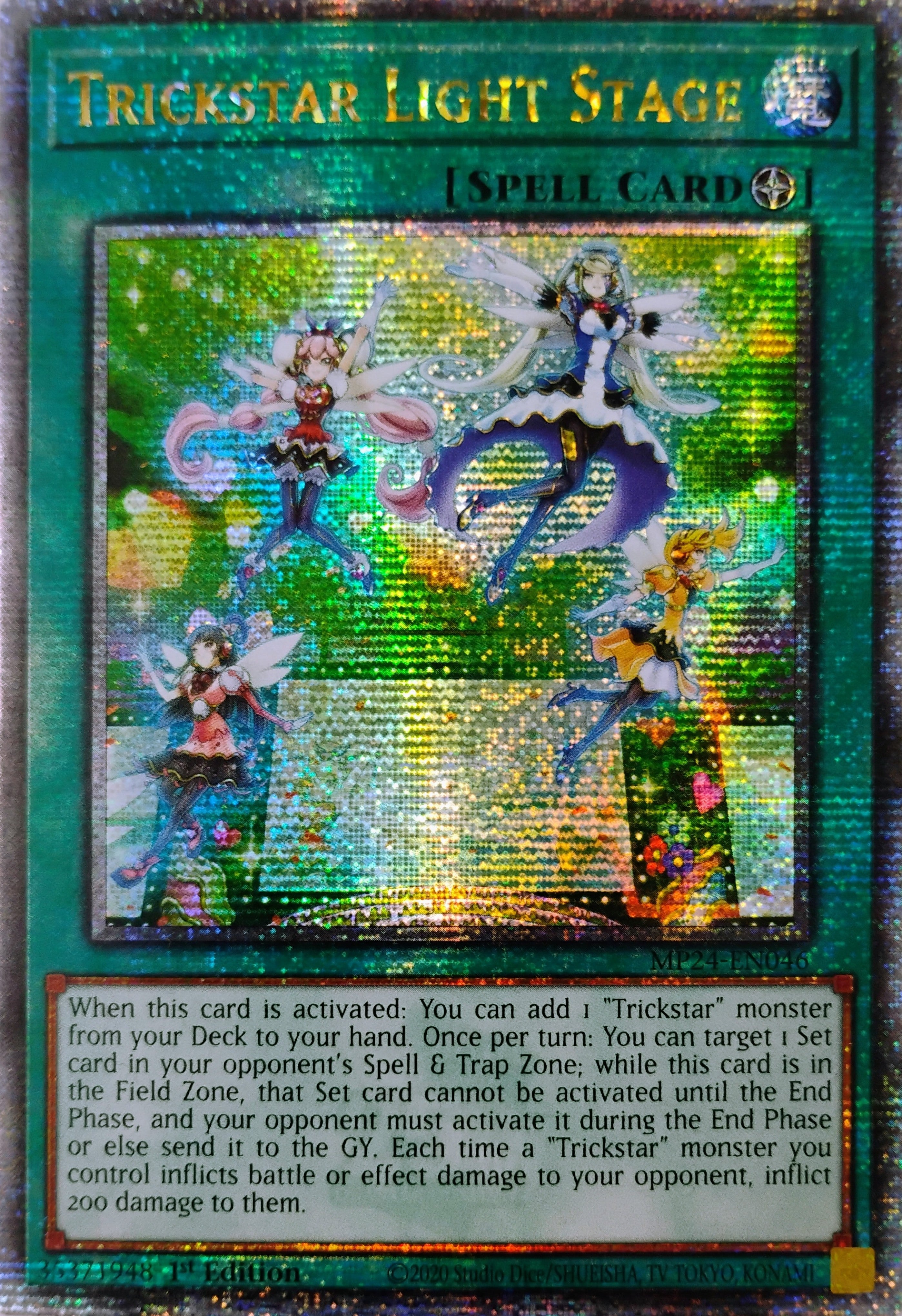 Yugioh! Trickstar Light Stage Mp24-en046 Quarter Century