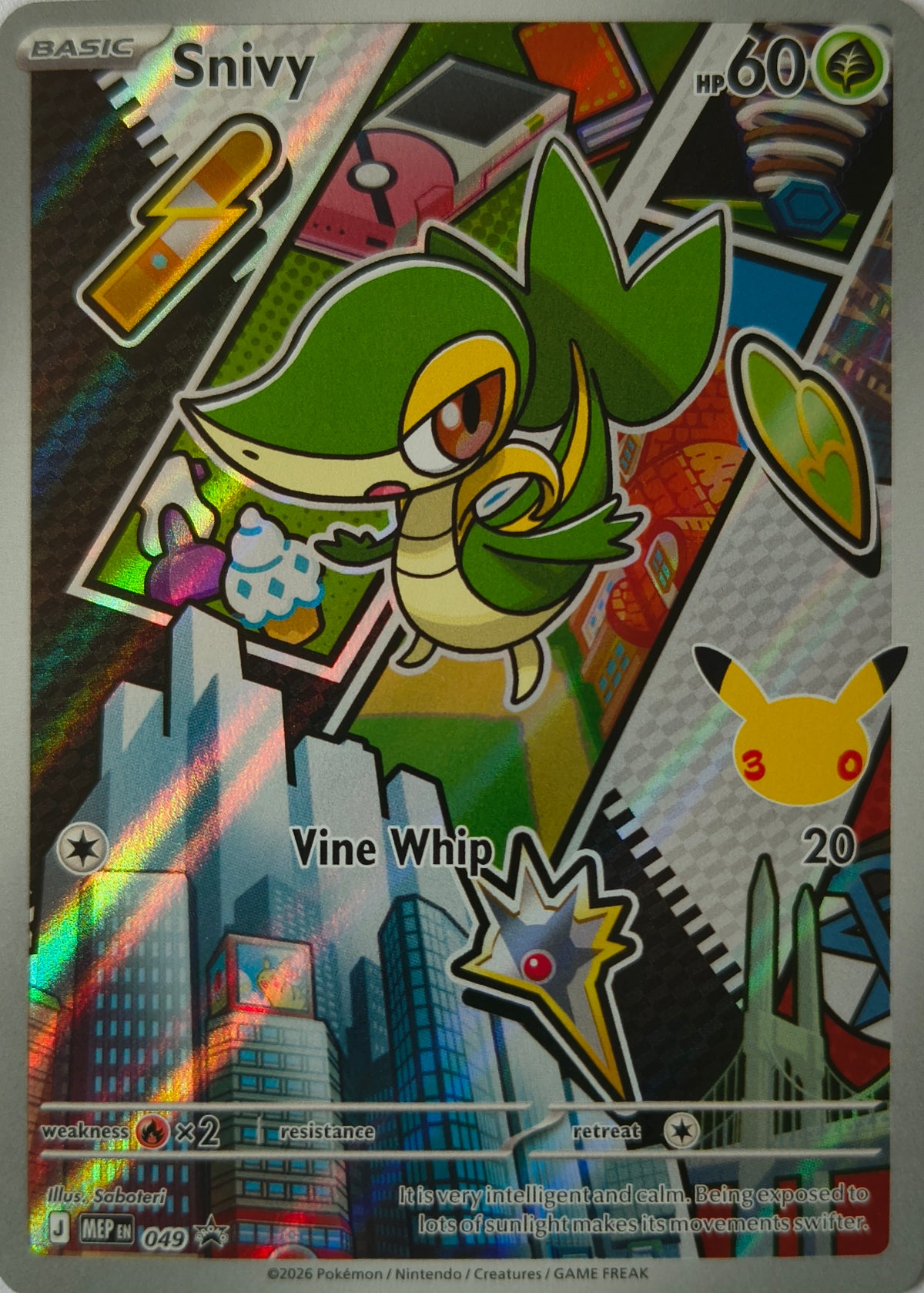 Pokémon tcg Snivy 049 Promo