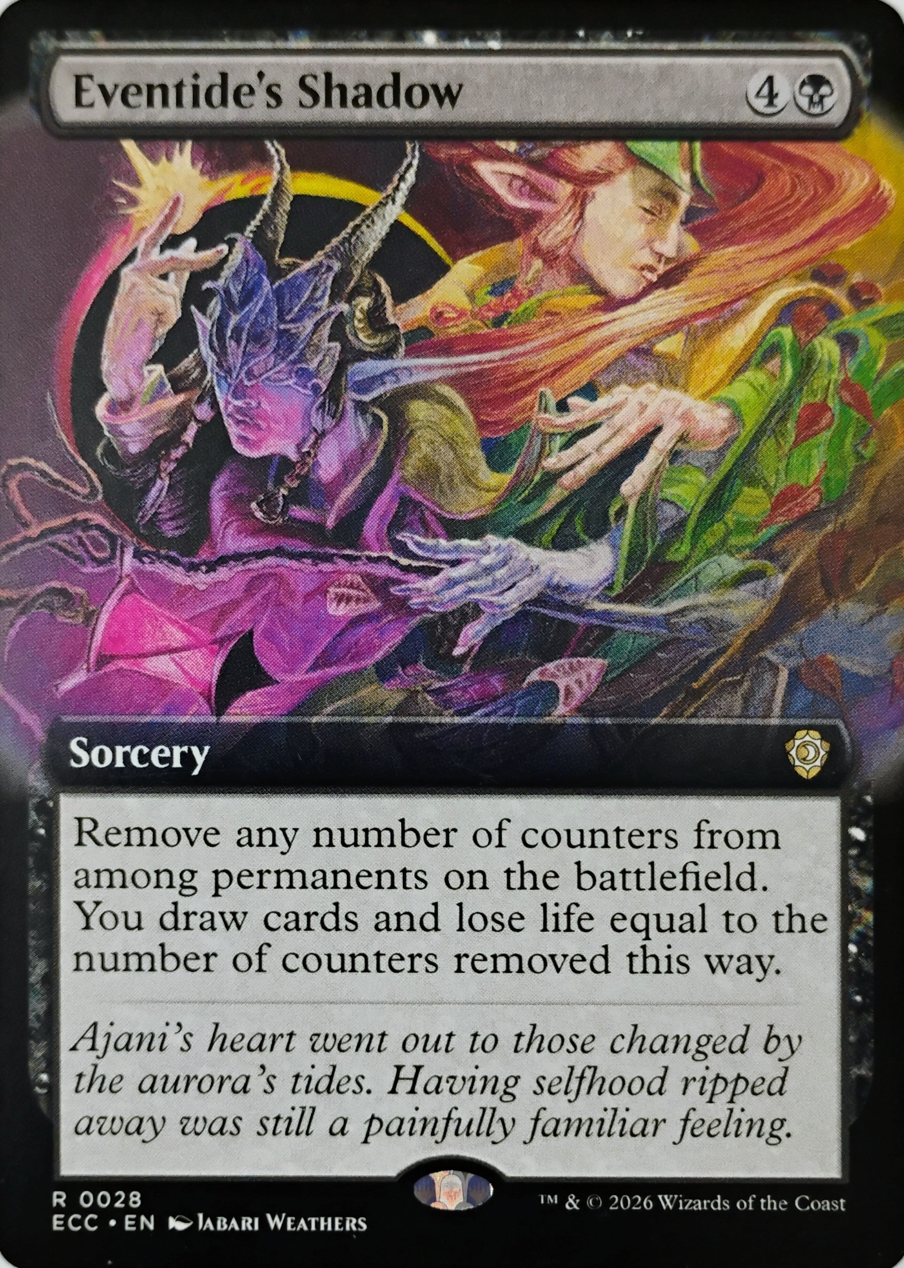 Magic tcg Eventide's Shadow 0028 Rara (Extended Art)
