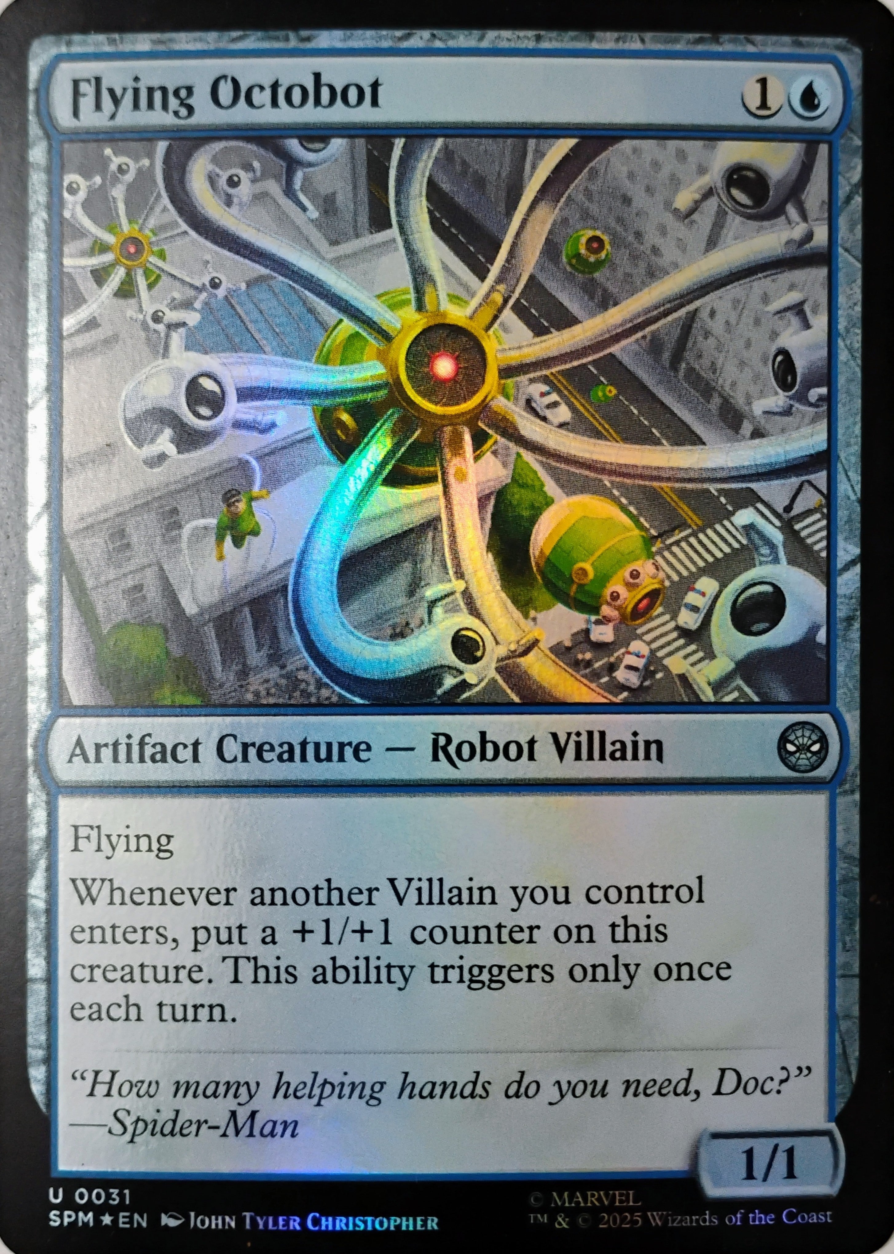 Magic tcg Flying Octobot 0031 Foil