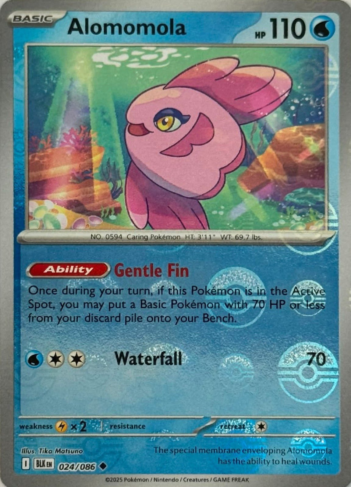 Pokémon Tcg Alomomola 024/086 (Poke Ball)