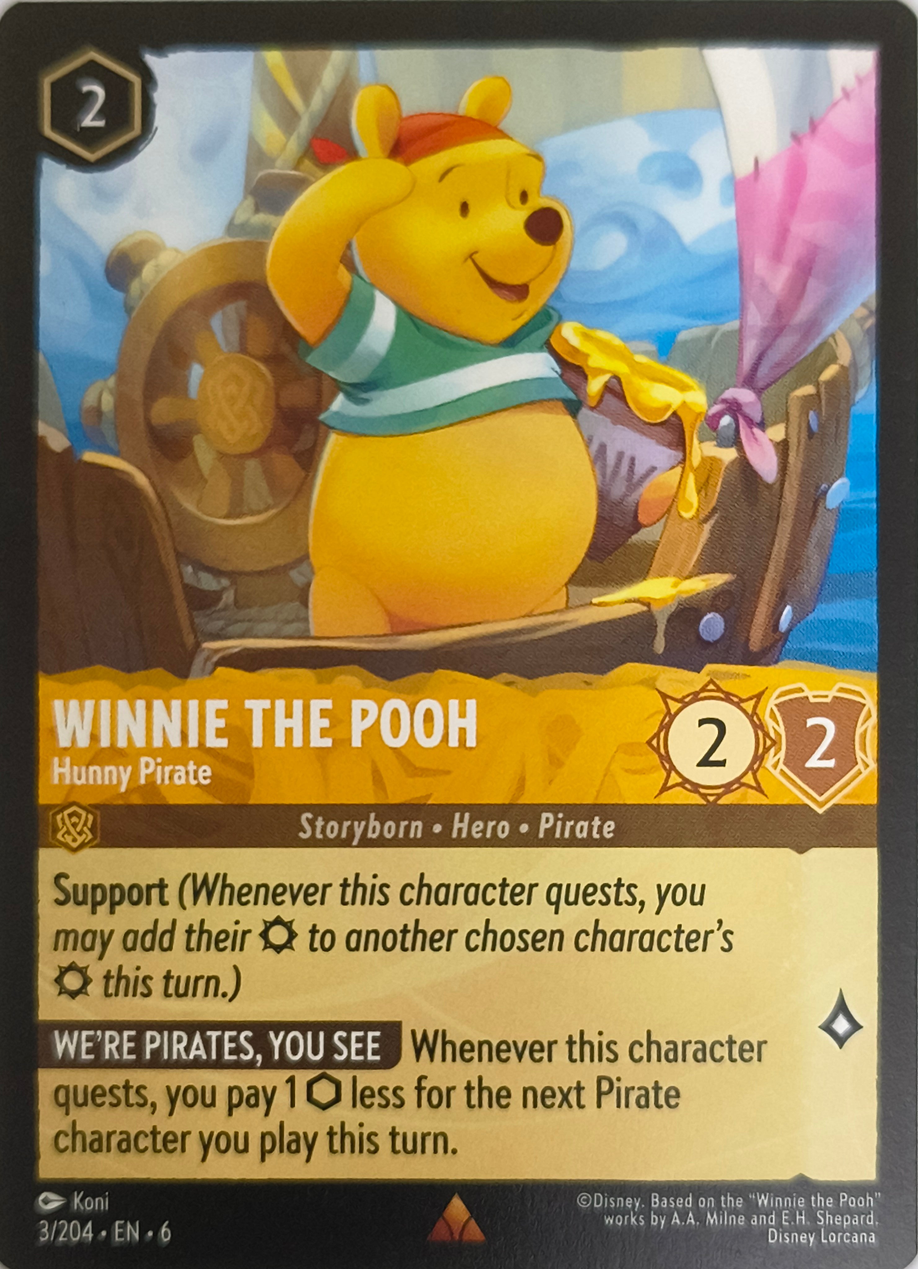 Disney Lorcana Winnie The Pooh 3/204