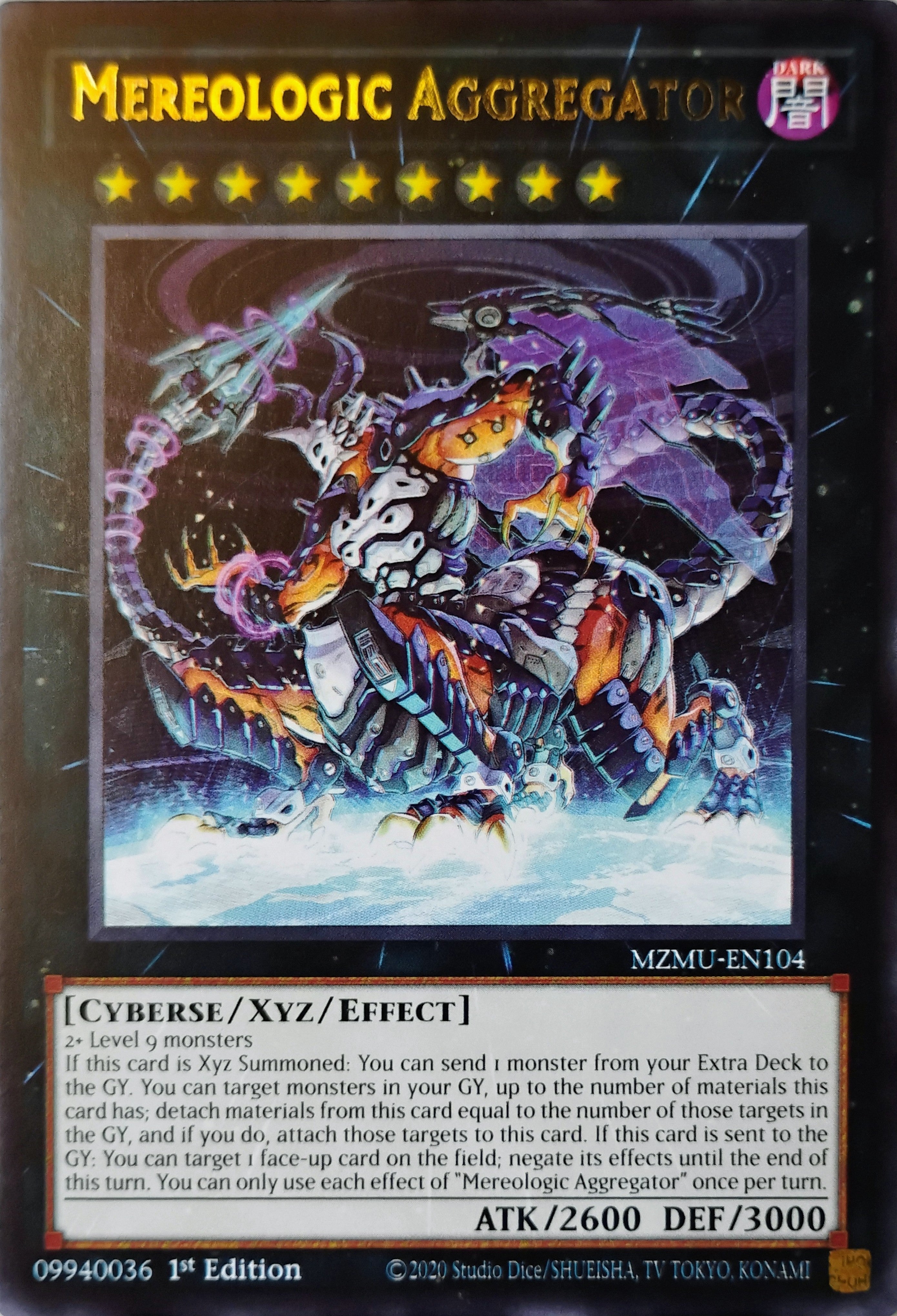 Yugioh! Mereologic Aggregator Mzmu-en104 Rara