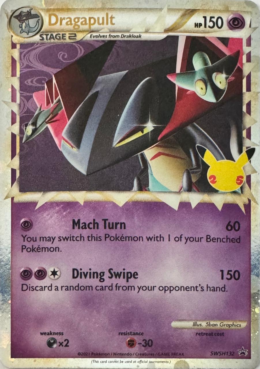 Pokémon tcg Dragapult Swsh132 Holo