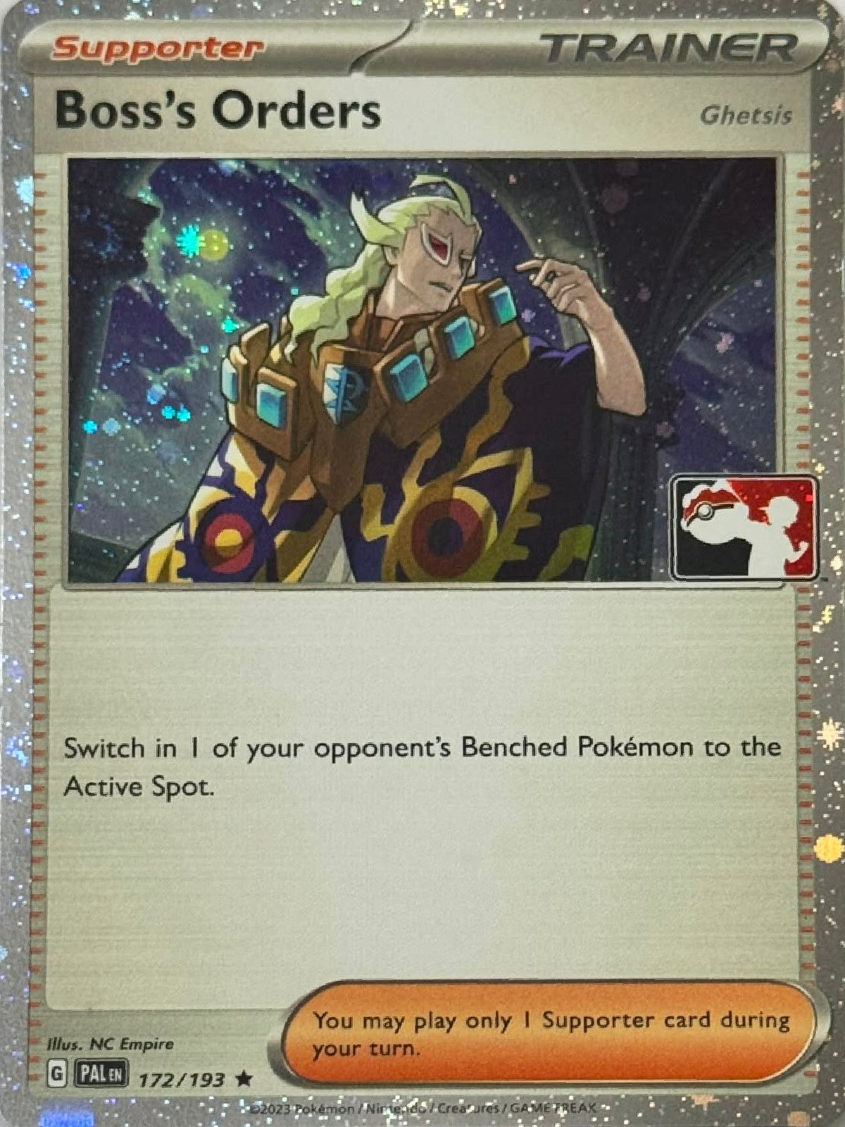 Pokémon Tcg Boss's Orders 172/193 Holo Cosmo (Liga)