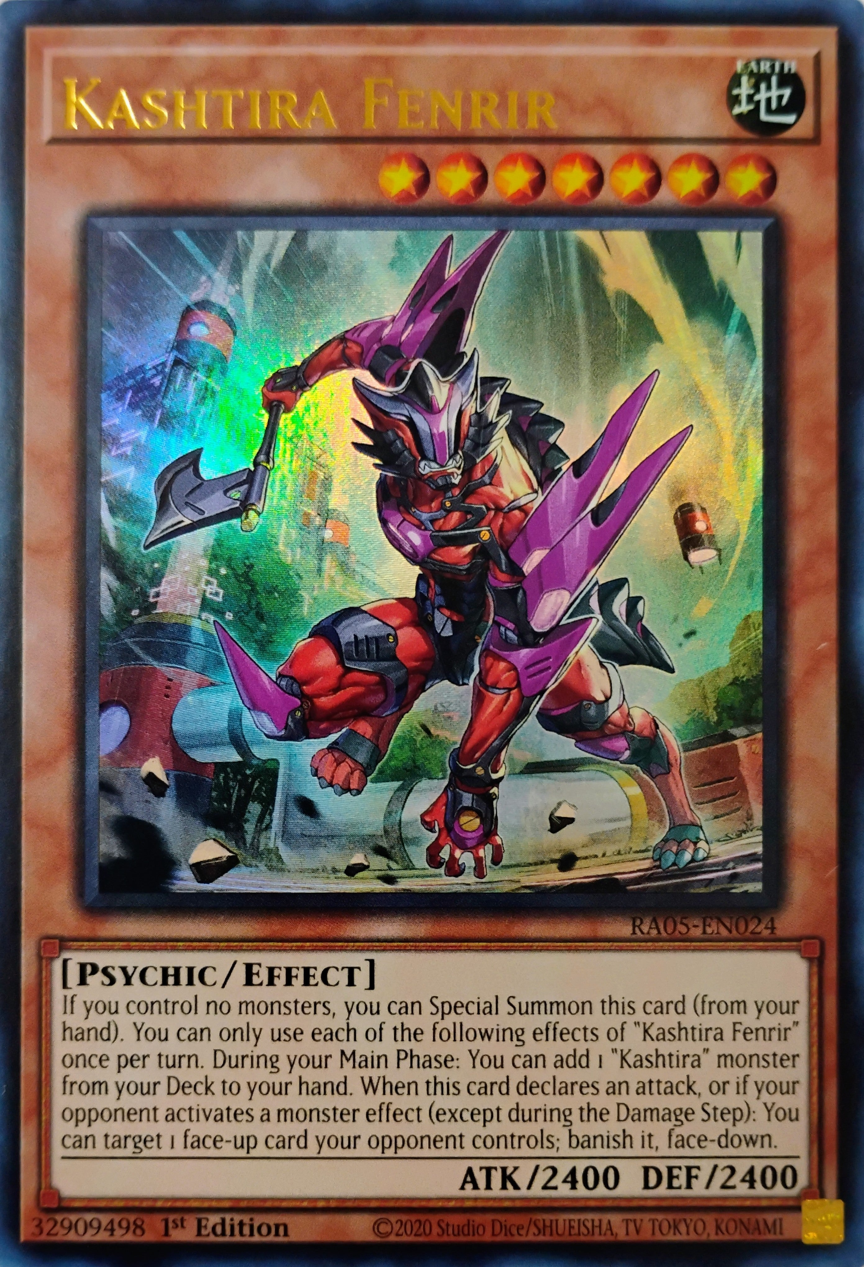Yugioh! Kashtira Fenrir Ra05-en024 Ultra Rare