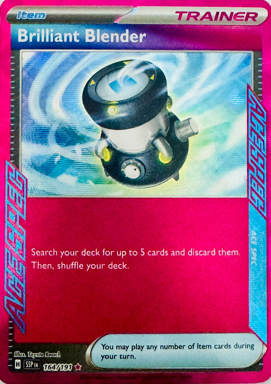 Pokémon tcg Brillant Blender 164/191