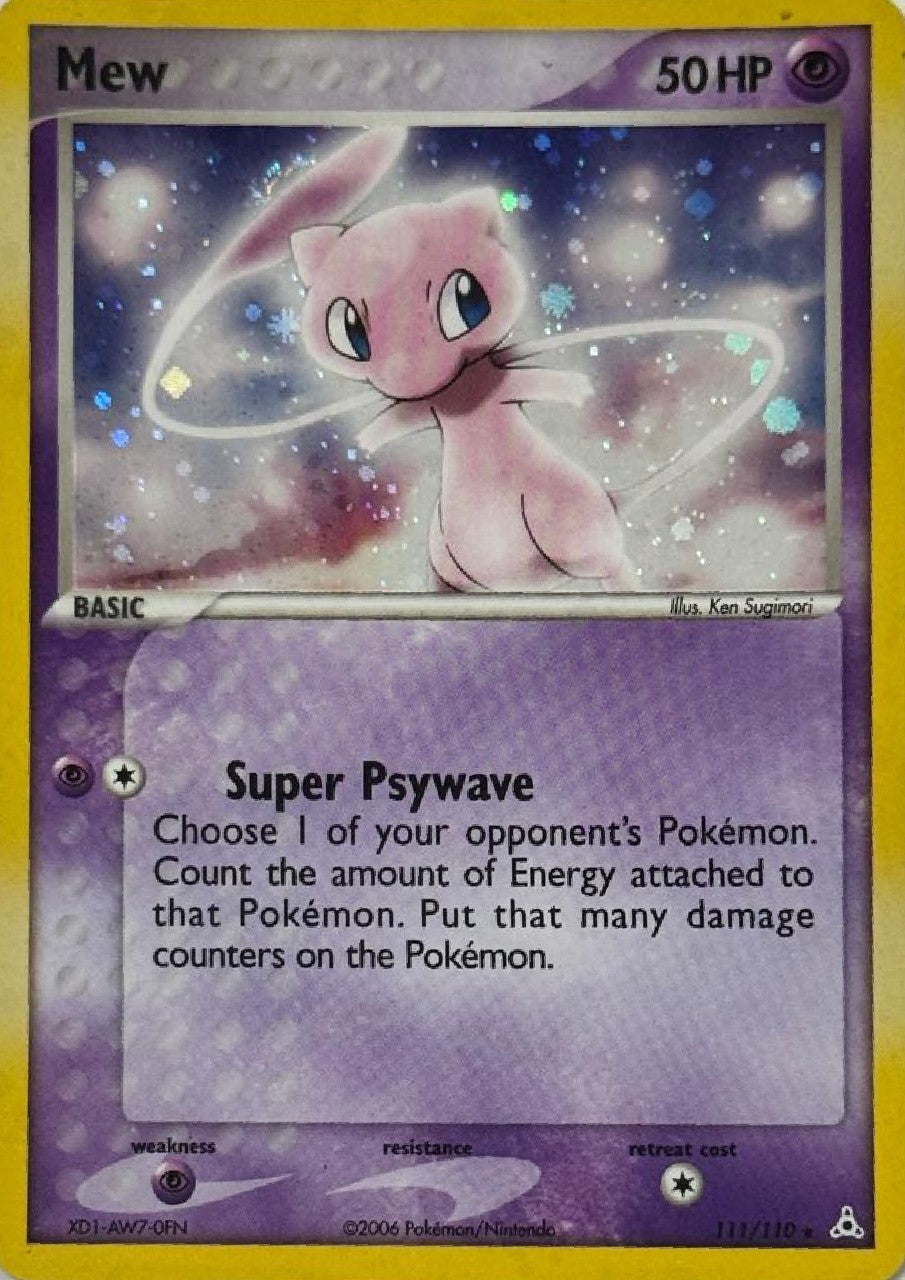 Pokémon Tcg Mew 111/110 Holo