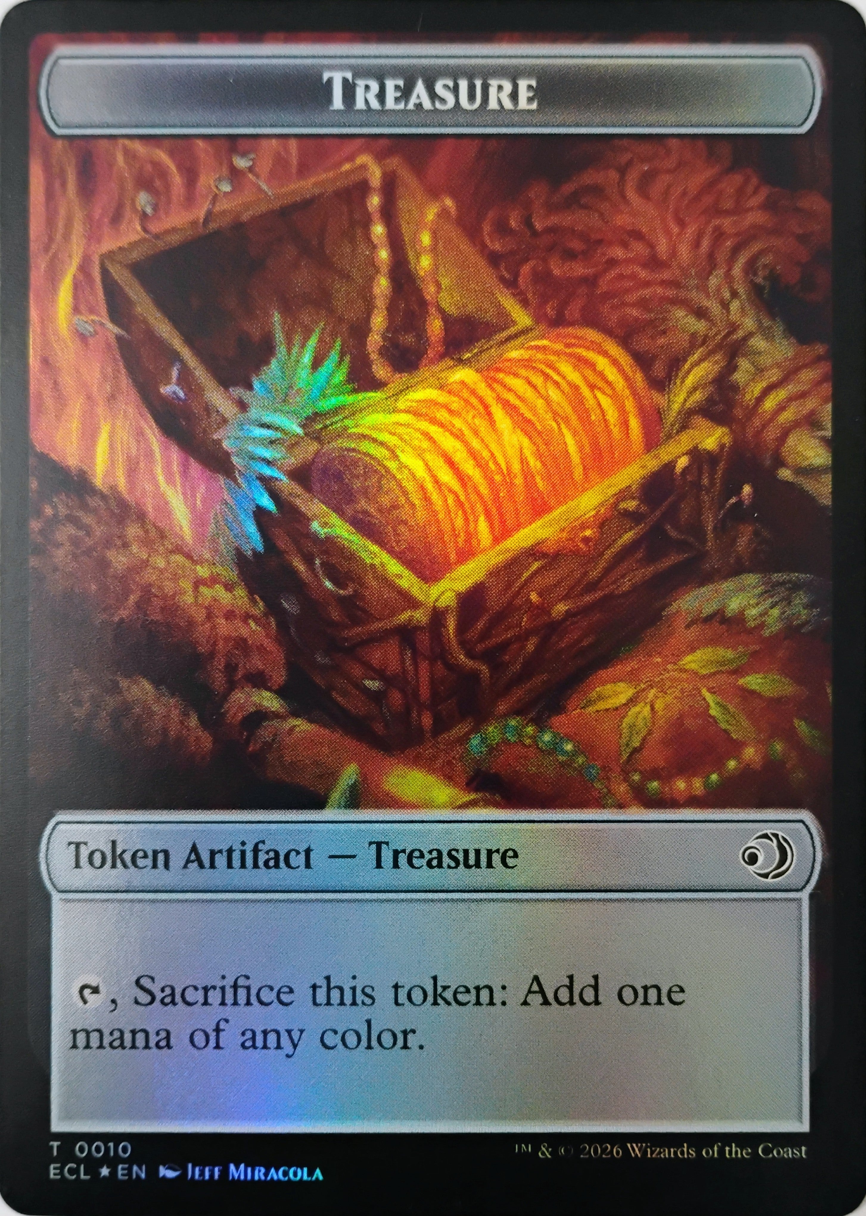 Magic Token Elf // Treasure 0010 Foil
