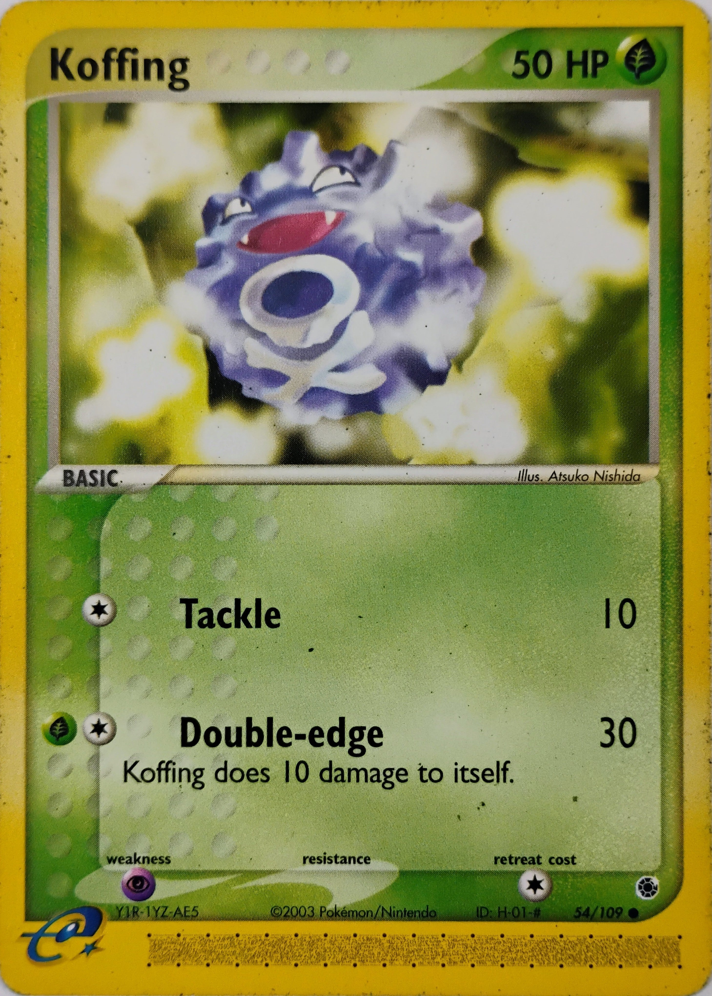Pokémon tcg Koffing 54/109