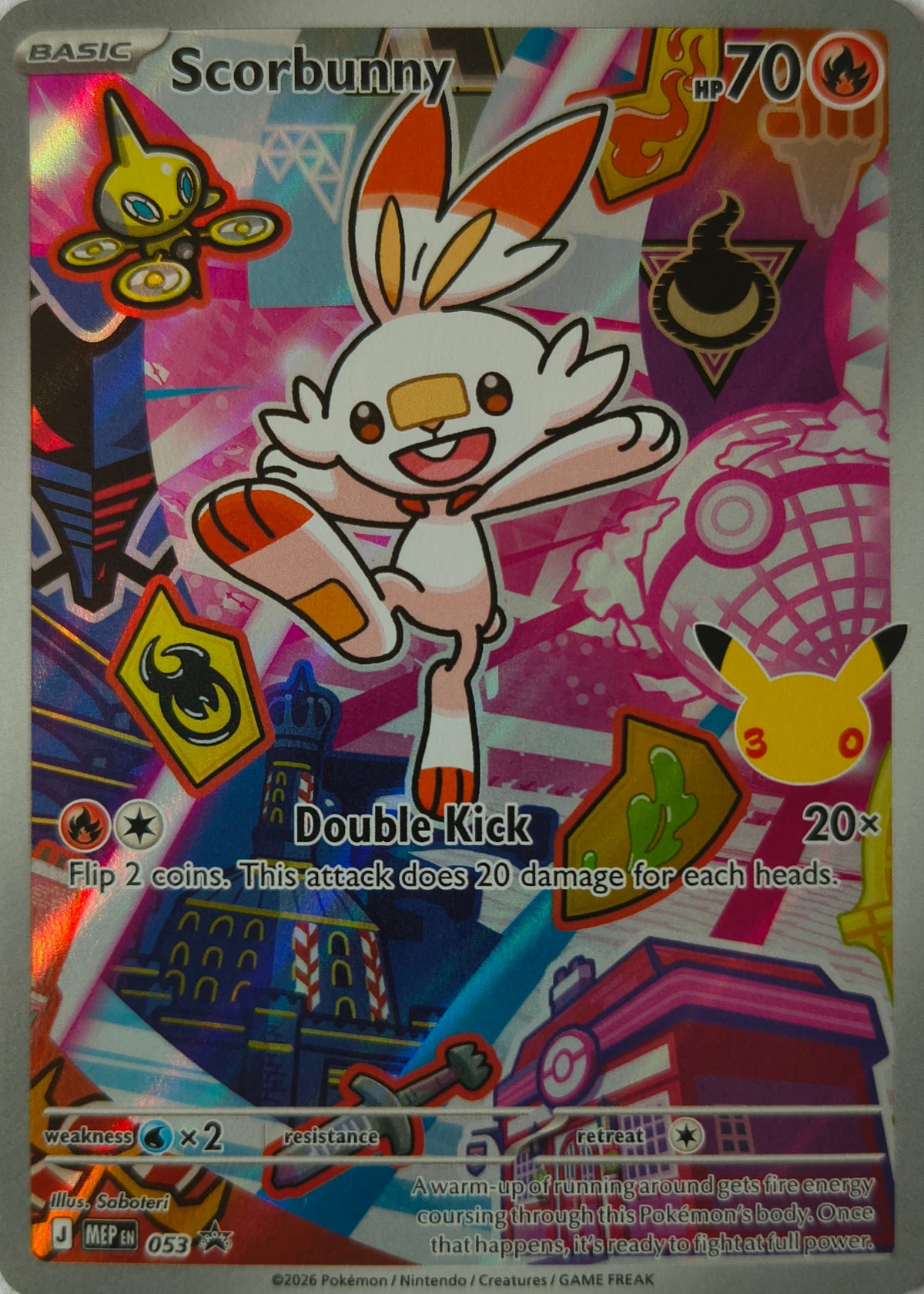 Pokémon tcg Scorbunny 053 Promo