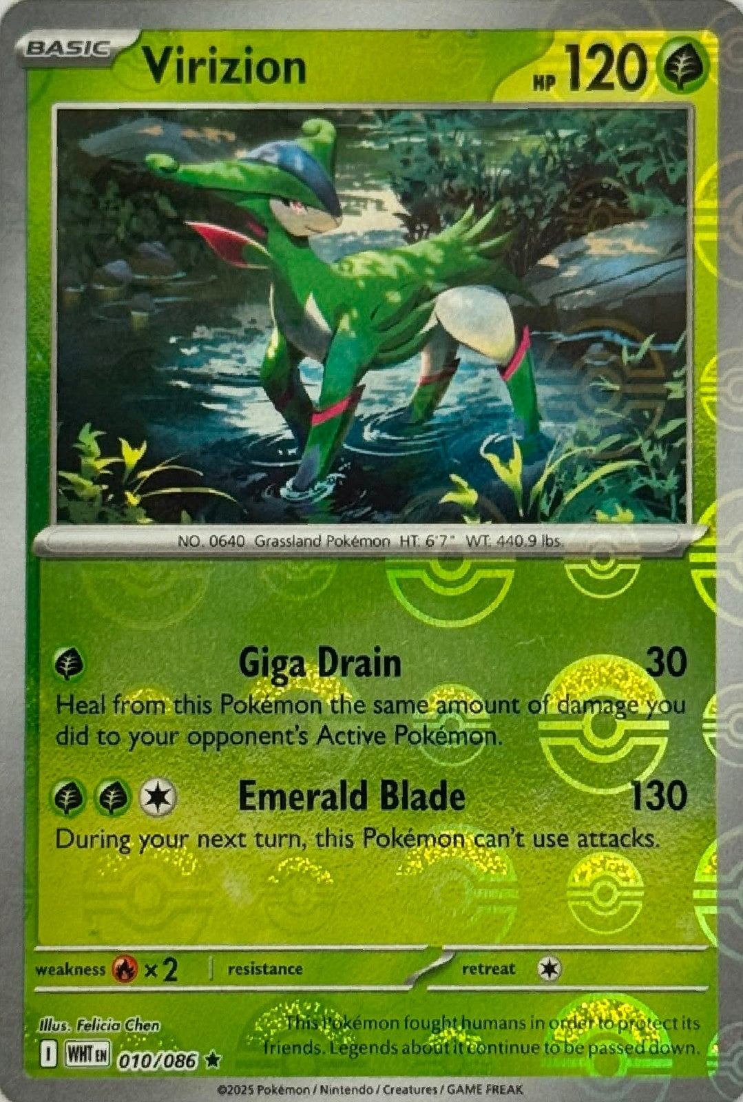 Pokémon Tcg Virizion 010/086 (Poke Ball)
