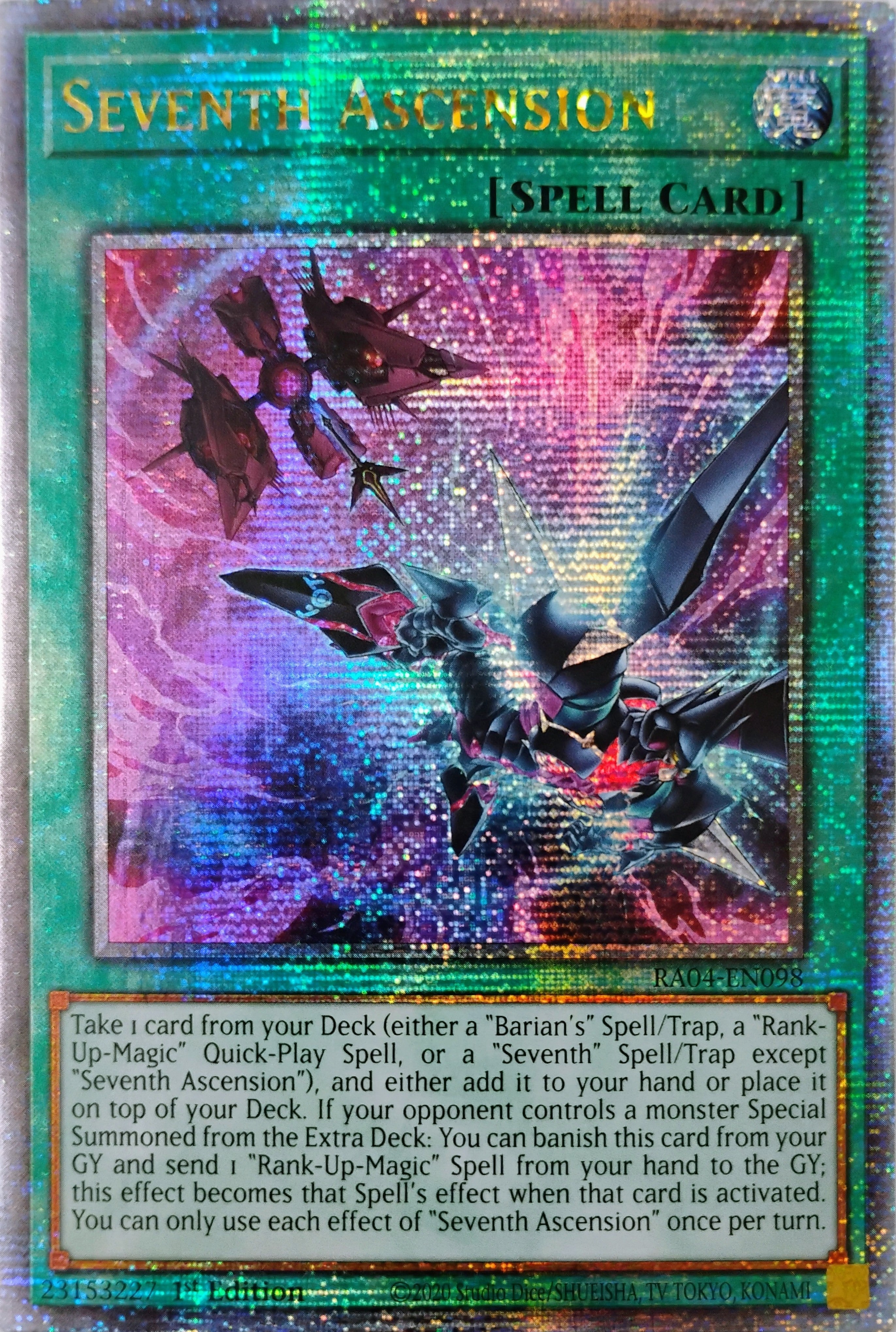 Yugioh! Seventh Ascension Ra04-en098 Quarter Century