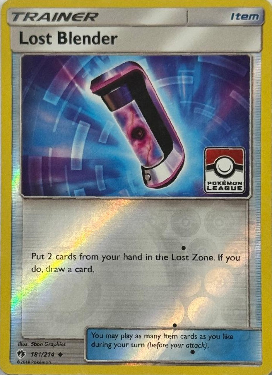 Pokémon Tcg Lost Blender 181/214 Reverse (Pokémon Legue)