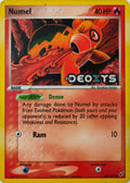 Pokémon tcg Numel 68/107 Holo (Ex Deoxys)