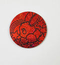 Moneda Pokémon: Eevee Rojo